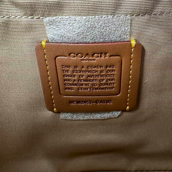 Coach Jamie Camera Bag With Sketch Print Pebble Leather/Chalk Multi CAT02 NWT - Picture 9 of 12